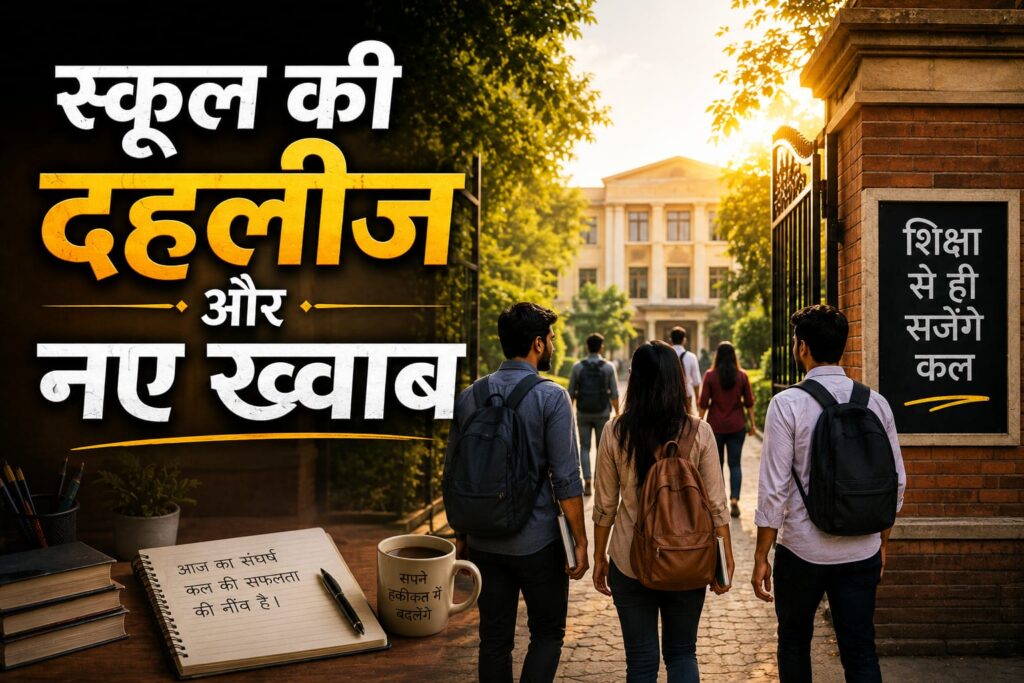 स्कूल की दहलीज और नए ख्वाब