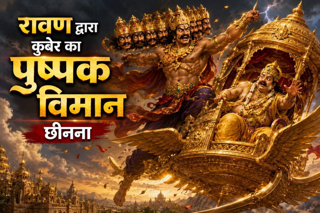 रावण और पुष्पक विमान