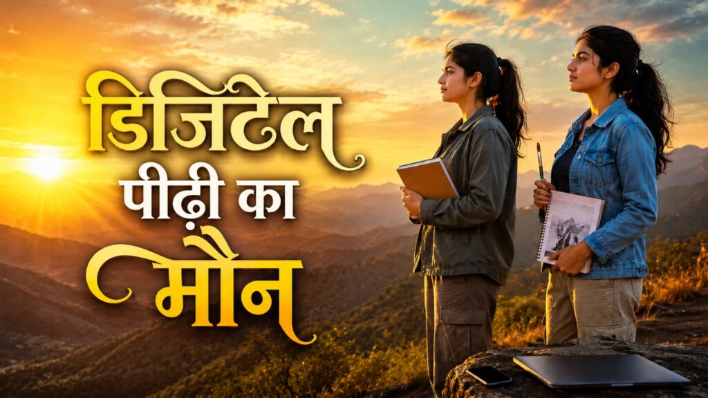 डिजिटल पीढ़ी का मौन