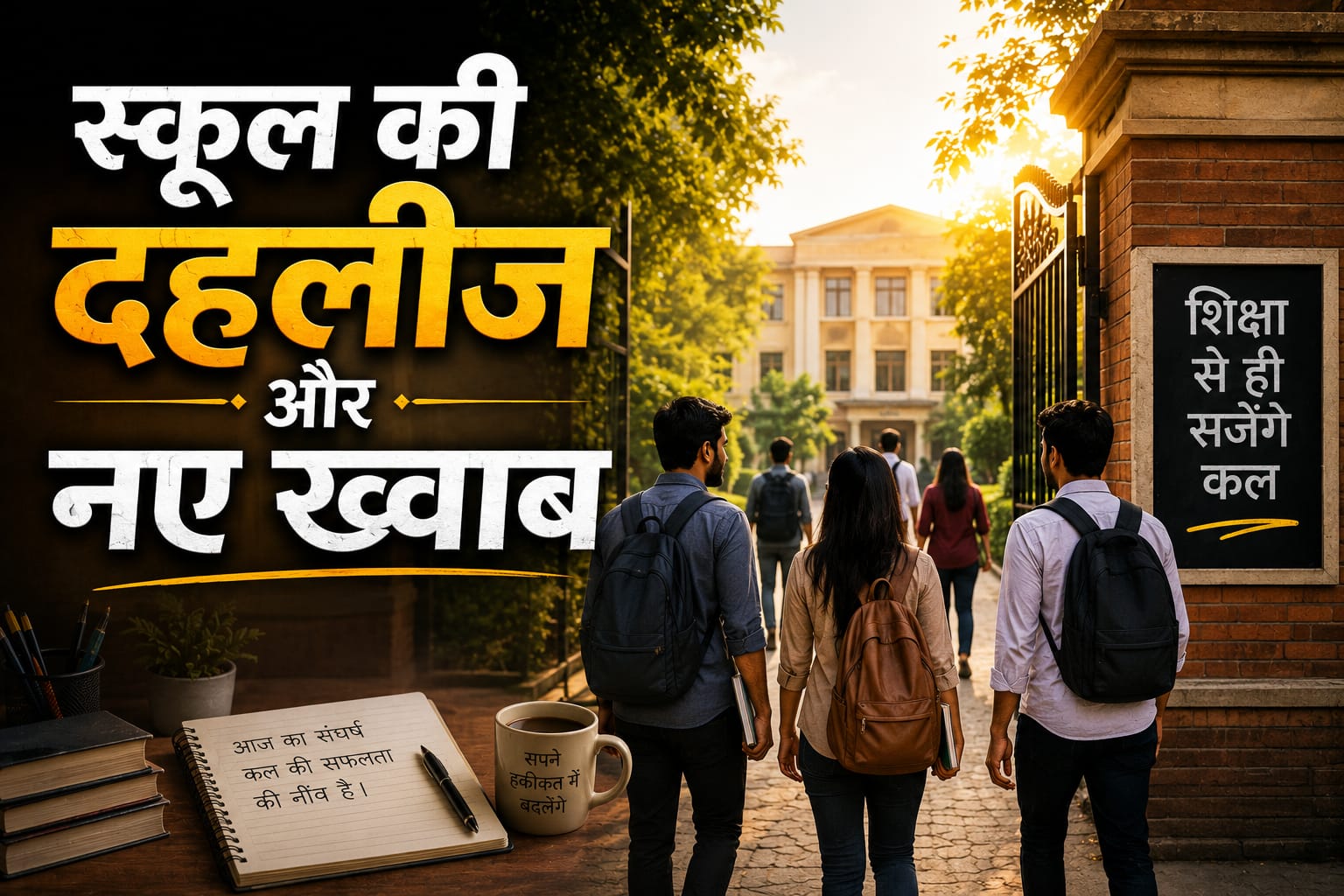स्कूल की दहलीज और नए ख्वाब