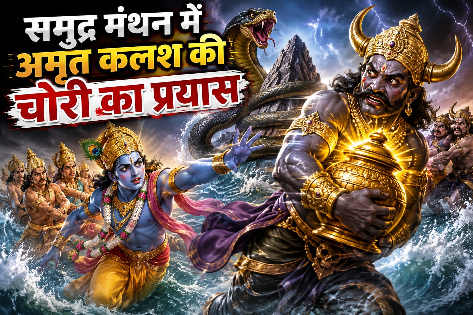 धन्वंतरि और अमृत कलश