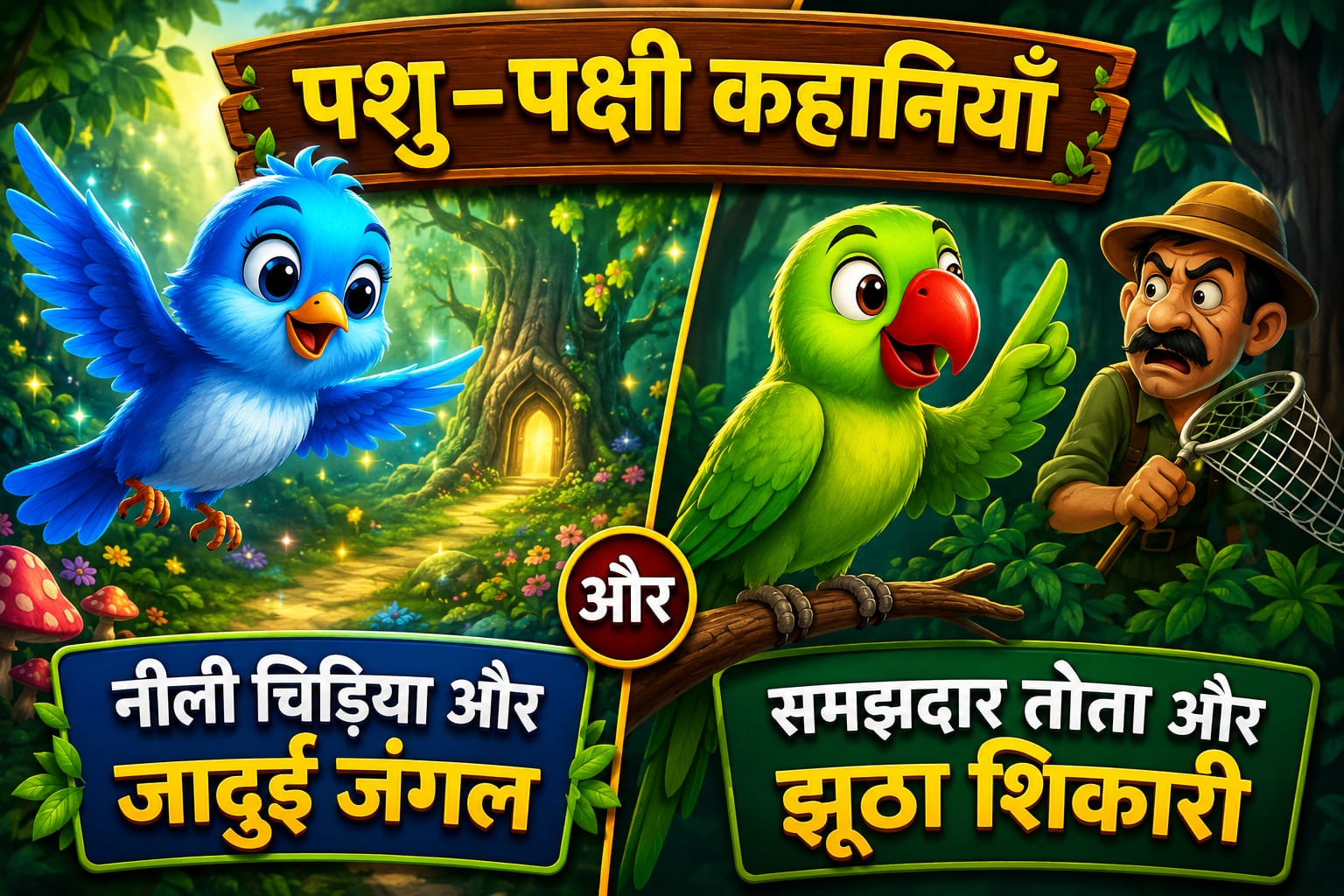 पशु–पक्षी कहानियाँ