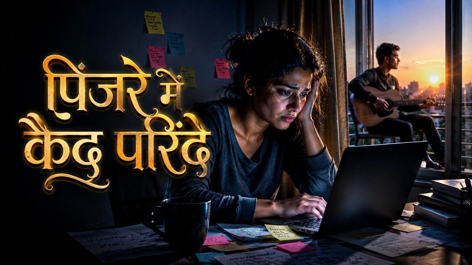 पिंजरे में कैद परिंदे