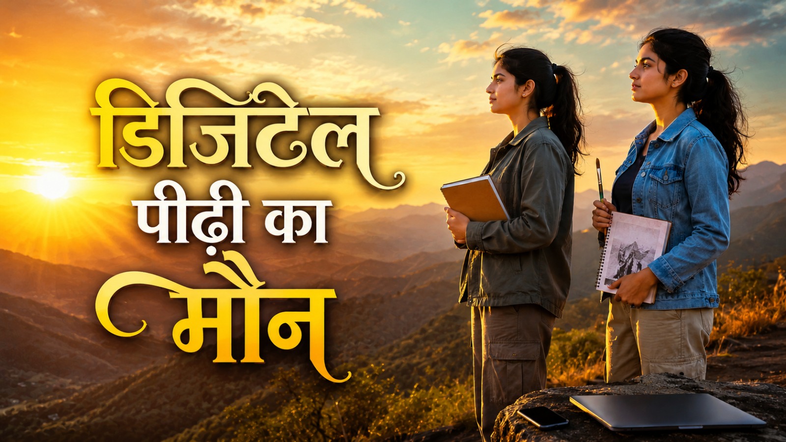 डिजिटल पीढ़ी का मौन
